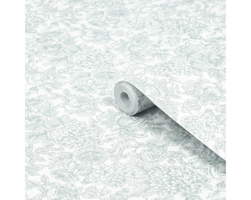 Rol behang met bloemmotief