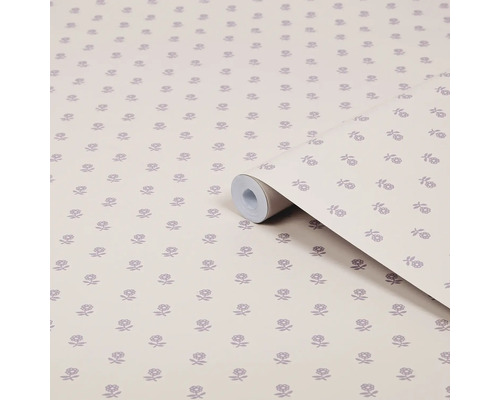 Behangrol met bloemmotief