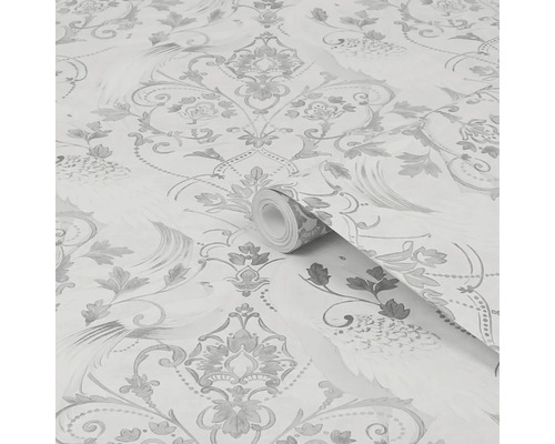 Rol behang met bloemen- en vogelmotief