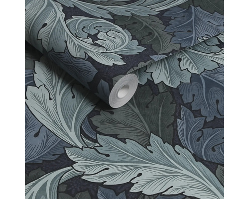 Behangrol met bladerenmotief