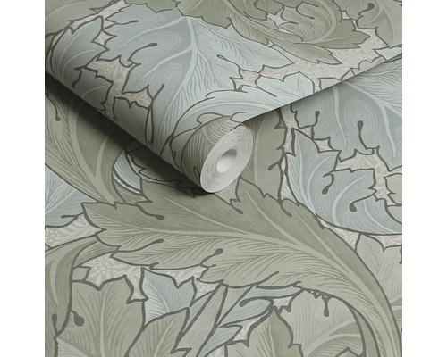 Behangrol met bladerpatroon
