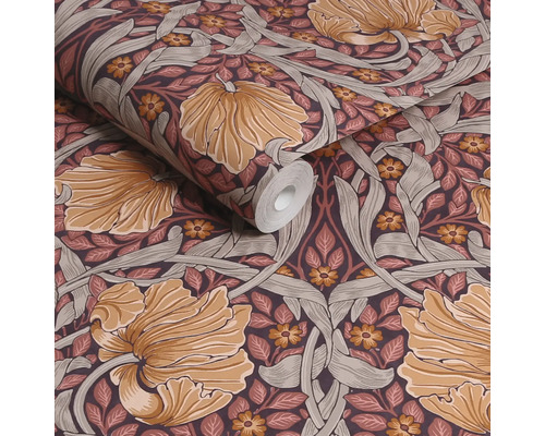 Behangrol met bloemmotief