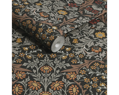 Behangrol met bloemmotief