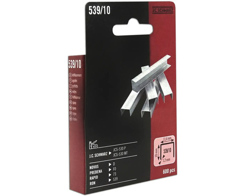 J C Schwarz nietjes 539/10, 600 stuks