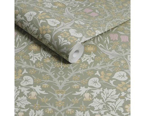 Rol behang met bloemmotief
