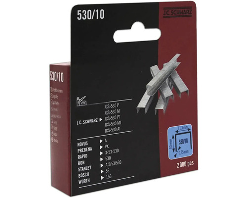 J C Schwarz nietjes type 530/10, verpakking