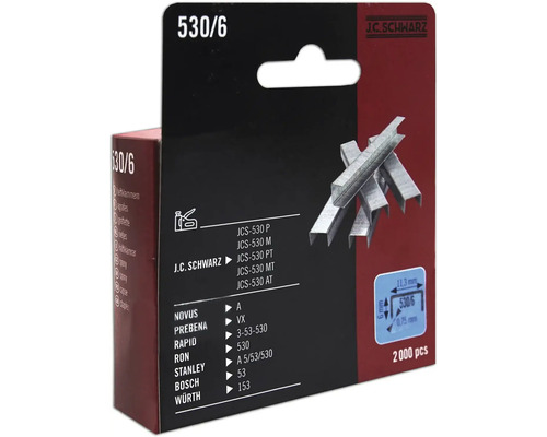 J.C. Schwarz nietjes type 530/6, 2000 stuks