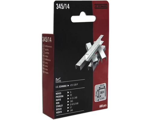 I.C. Schwarz nietjes 345/14 in verpakking