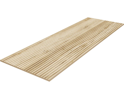 Houten plank met geribbeld oppervlak