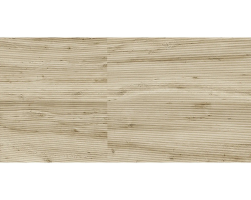 Panelen met houtlook en geribbeld oppervlak