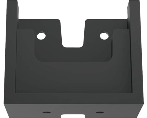 Zwarte wandbriefhouder