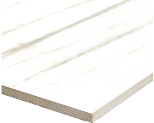 Witte tegel met marmerlook