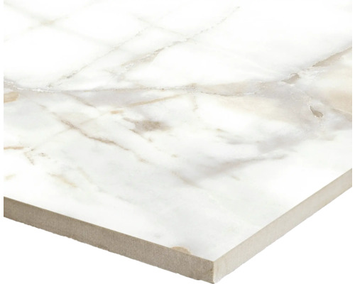 Tegel met marmerlook.