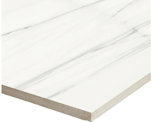 Witte vloertegel met marmerlook