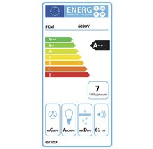 PKM 6090V energie-efficiëntielabel A++