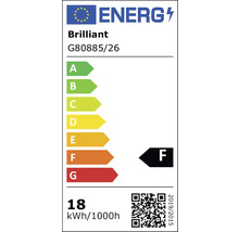 Brilliant energielabel G80885/26 met energie-efficiëntieklasse F