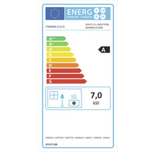 Energielabel voor Vento XL Limestone met energie-efficiëntieklasse A en 7,0 kilowatt