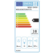 Energielabel Wolkenstein WIN4-DA90-WOLKENSTEIN2FZG met energie-efficiëntieklasse A, 38 kilowattuur per jaar, 62 decibel