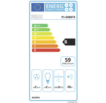 PKM P1-60BBTX energielabel