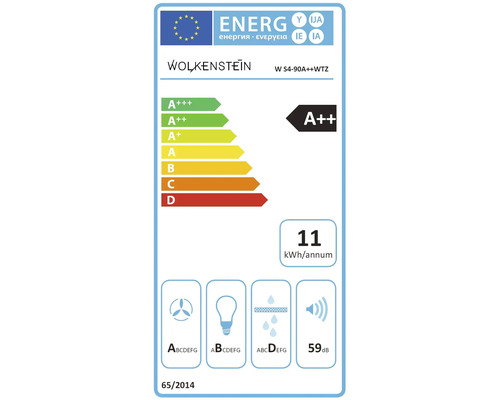Wolkenstein energielabel met energie-efficiëntieklasse A++