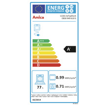 Amica energielabel met energie-efficiëntieklasse A plus