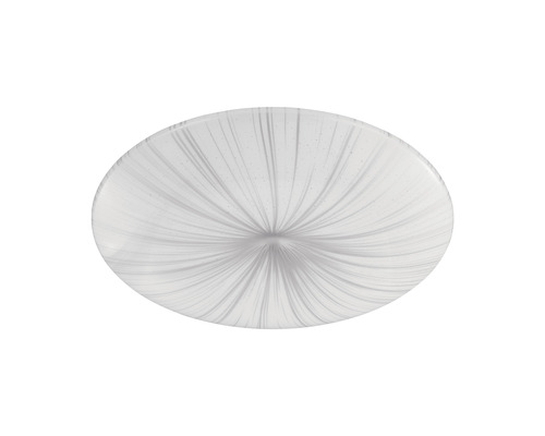 Ovale plafondlamp met streepjesmotief