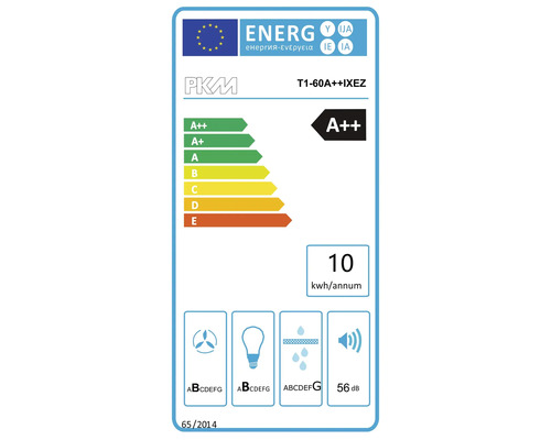 Energielabel PKM T1-60A++IXEZ