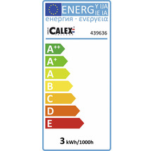 CALEX LED Filament lamp E14/3W kaarsvorm tip, flakkerend