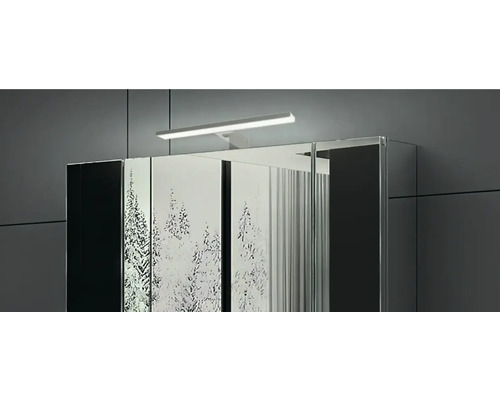 Spiegelkast met verlichting en boommotief voor de badkamer