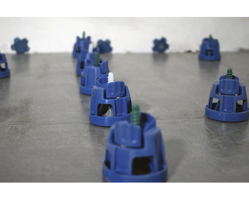 Tegel leveling systeem op de vloer