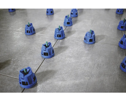 Tegel nivelleersysteem op tegelvloer