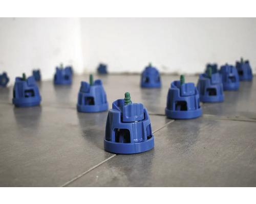 Tegel nivelleersysteem voor een vlakke tegelinstallatie