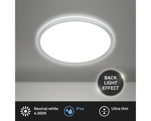 Ronde plafondlamp met achtergrondverlichting