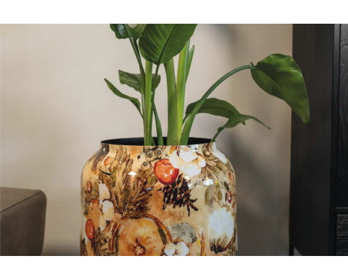 Decoratieve bloempot met plantenmotief voor binnenshuis