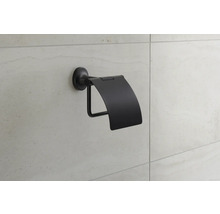 Toiletpapierhouder met deksel voor wandmontage