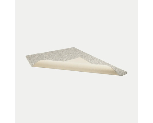 Grijs tapijt met antislip rug