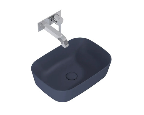 Opzetwastafel met wandkraan voor de badkamer