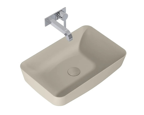 Opzetwastafel met kraan voor de badkamer