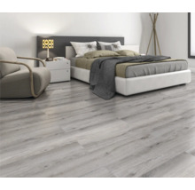 Wand- en vloertegel Firenze grijs oak 23x120 cm
