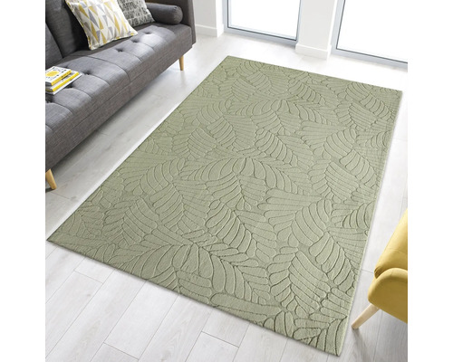 Tapijt met bladerpatroon in de woonkamer