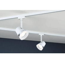 Plafondlamp met twee spots op een rail