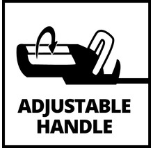 Symbool voor verstelbare handgreep