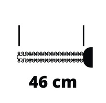 Afbeelding van de lengte van 46 centimeter