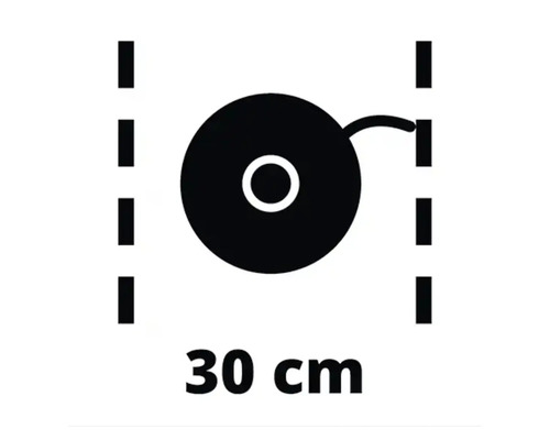 Symbool voor 30 centimeter bereik