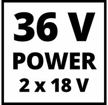 36 Volt Power 2 x 18 Volt identificatie