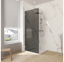 SCHULTE Zijwand voor douchedeur antraciet glas Vetro 97,5 cm gunmetal