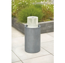 Waterspel met cilindrische vorm voor de tuin