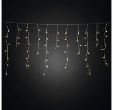 Decoratieve lichtslinger met hangende strengen en warm wit licht