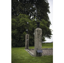 Decoratieve solarlampen met glazen bollen voor buiten