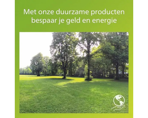 Weide met bomen, duurzame producten besparen geld en energie.